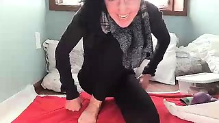 Pink pussy and ass kinky solo toy fun