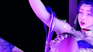 3D Goddess of Moonlit Beauty - 3D Animation Hentai