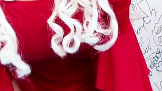 Blonde Big Tits MILF Wife Dolly Delight Sucks and Fucks at the Gloryhole