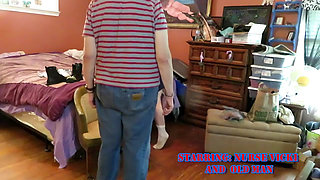 Nurse Vicki Getting Dressed in Police Outfit