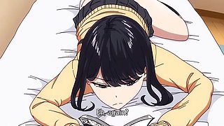 Hentai: Sexy Buxom Otaku Babe Lets Her Virgin Classmate Fuck Her While She's Reading Manga