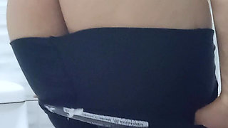 I Went to the Gym and Ended up Masturbating in the Bathroom My Hairy Pussy