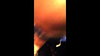 Black Twink Swallows White Cum in Interracial Blowjob