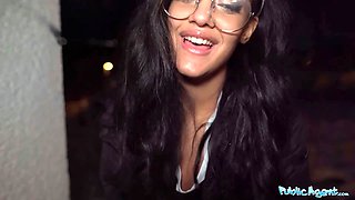 Public agent \u2013 capri lemonde is banged hard over a washing machine