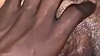 Big Black Dick Fucking Both Holes Like a Pro