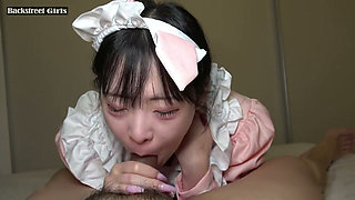 Daylight Hotel Hookup - Double Creampie with Smooth-skinned Part-timer