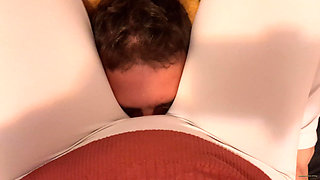 Facesitting in Leggings! Extreme Close-ups! (4k Resolution) High Definition!