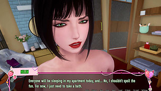 Murmur 40 - Adam Takes Naked Bath with Teacher Helen and Kate Walks in