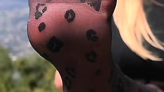 Pantyhose and Louboutins Teasing