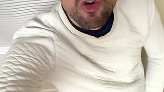 Hot Stepdaddy Showing off Big Cock