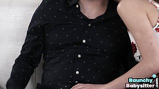 21yo babysitter throat and pussydrilled by perv boss