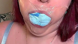 Ice Blue Tegaderm Challenge: a Playful Self-gag Test