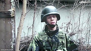 Brave Soldier Meets Desirable Twink With Yuri Adamov