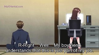 Squirting Orgasm for Busty Secretary