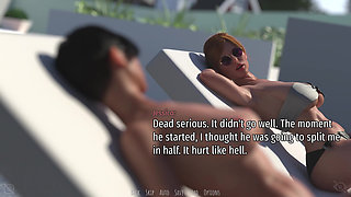 Shadows of Seduction V0.5 - P3 Lia and MILF Jessica’s Scorching Breast Massage by the Pool
