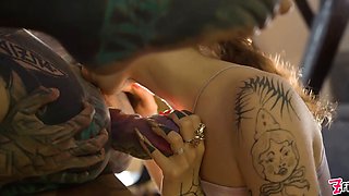 Tattoo lesbians anal extraordinary - anuskatzz squirt all over Eden Ivy - dildos, gapes, a2m