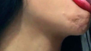 Skinny Brunette Blowjob, Footjob and Anal Sex!