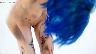 Smurfette Amateur Tattoo Piercing Babe Solo HD Smoking Homemade Beauty Model Stunner Blue Hair Storyline Nasty Tattooing Homegrown Today Dangerous Special Fairy Good Beauties Novice Learns Ho