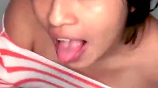 A beauty from Mexico sucked a cock and demonstrated the highest level of hand job and blowjob