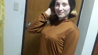 Blonde Step Sister Ashleysoy Naked POV Rough Sex & Cum Swallow