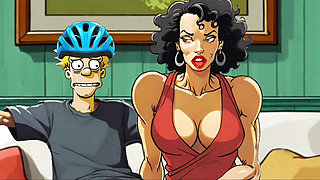 Slutty American MILF 3: All the Married Sluts Do It While the Husbands Are at Work Cartoon Animation