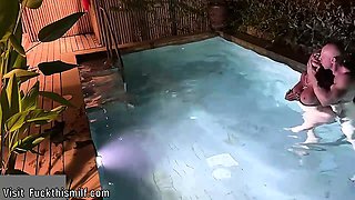 Sienna Day And Johnny Sins Fucking In The Pool On Vacation