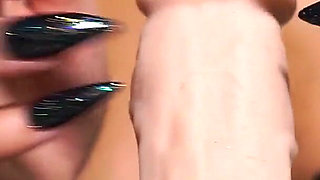 Long Black Pointy Nails Tease & JOI- Goddess Rosie Reed Teases with Long Black Nails- 1080p HD