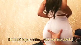 Julia Carioca Brazilian Doctor Fucks Patient Hard - Big Ass Doggystyle & Blowjob