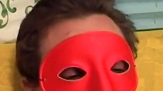 Hot Sexy Masked MILF with Hairy Pussy Fucked and Cummed in Mouth by Monster Cock Amateur