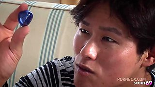 Small Tits Japan Step-Sister talk to Defloration Fuck with Deep cum in her Pussy