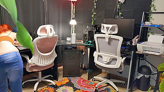 Buttcrack Exposed Dusting Home Office