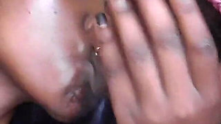 Lesbian Ebony Smoking