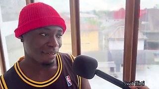 Sexy Interviewer Takes Big Black Cock From Popular Celebrity Behind the Scene