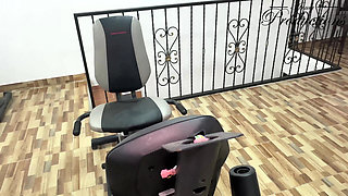 Gym Maintenance Guy Gets a Deepthroat Reward - Natural Beauty