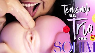 TRIO CON UNA SEX DOLL ❤ SOHIMIDOLL - JOI