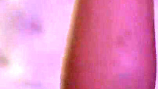 Teen with small tits is masturbating
