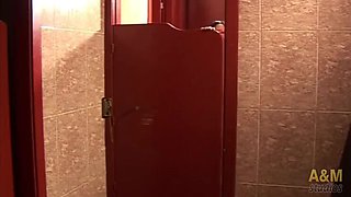 Swinger Club Bathroom Sex - Hot Latina MILF Valeria Gets Anal in Public Shower