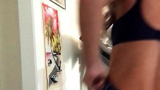 Blonde emo amateur solo masturbation