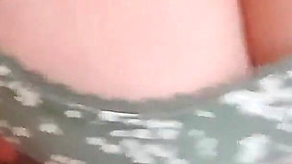 Peeking Down My Dress Cleavage Show Big Tits