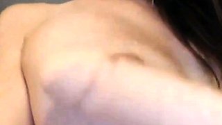 Amateur Pretty Babe Strips and Plays on Webcam