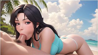 Car Toon In Ai Generated - Brothers Wife Takes Me To Nude Beach