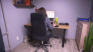 Office Tease Turned Into Split Pants Disaster