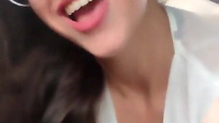 Public Car Blowjonb Cum in Mouth Swallow