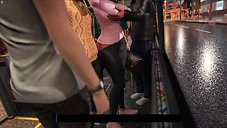 Yasmin Fucked by Strangers on Public Bus – Big Ass Anal Group Sex