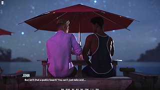Dominos Beach 22 - Nikki Invites John to Her Midnight Party After His Lifeguard Tryout Victory