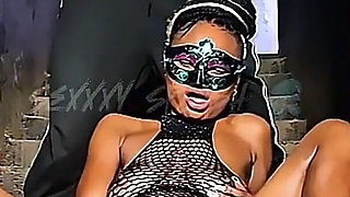 Homemade Ebony Doorway Creampie_ Cum Dripping Everywhere