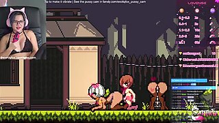 ExotiqFox JOI Solo Masturbation - Cute Asian Gamer Girl Live Stream Part 1