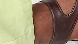 Nurse Jasmine Doe's Afterwork Hot Stinky Feet N Nude Long Toenails