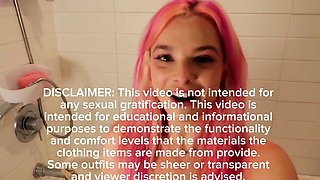 Tasha geek pregnant shaving in amateur porn shower solo