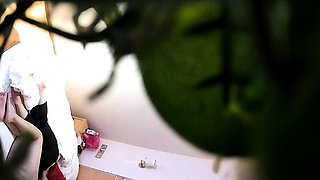 Horny fat arab housewife fingered on amateur hidden cam